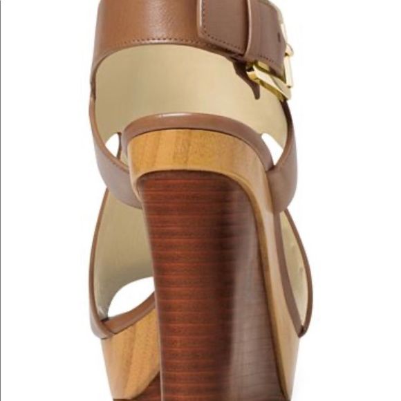 Michael Kors Josephine Wedge shoes size 8.5 - Picture 5 of 9